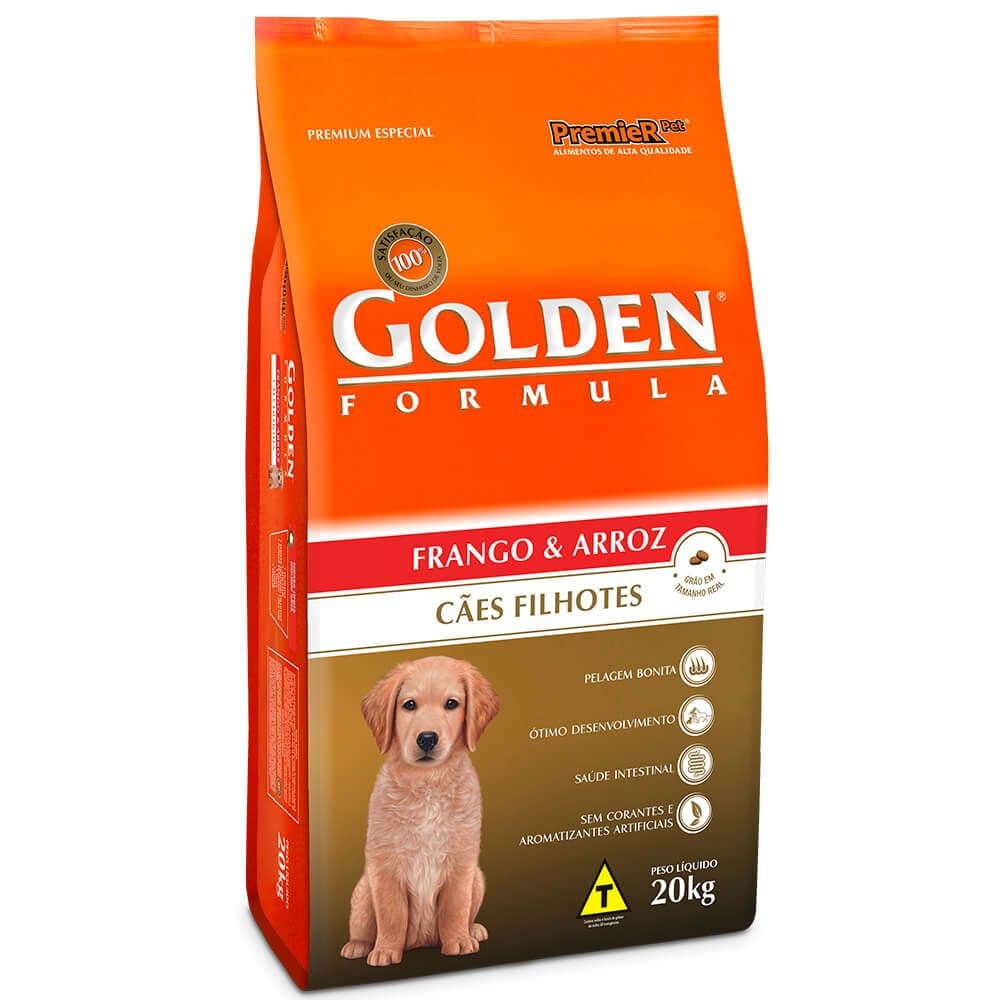 Racao Golden Form. Filhote Frango 20 Kg
