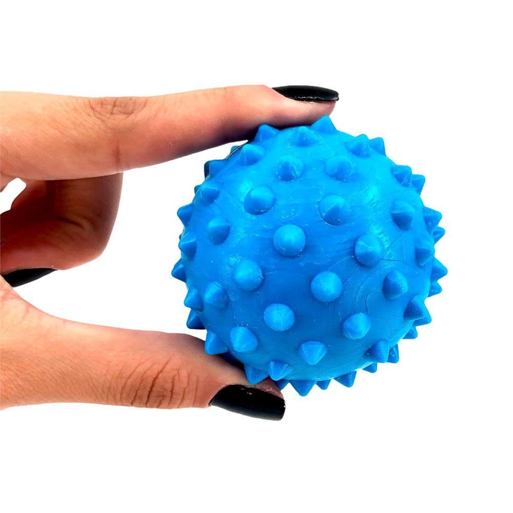 Brinquedo Bola Macica Cravo 60mm Brinqpet Azul