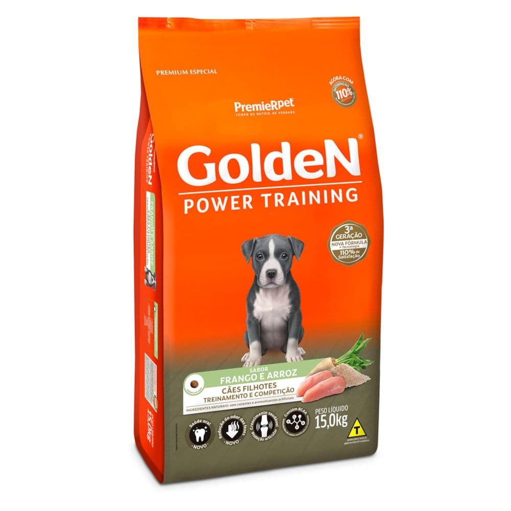 Racao Golden Power Training Filhotes 15 Kg