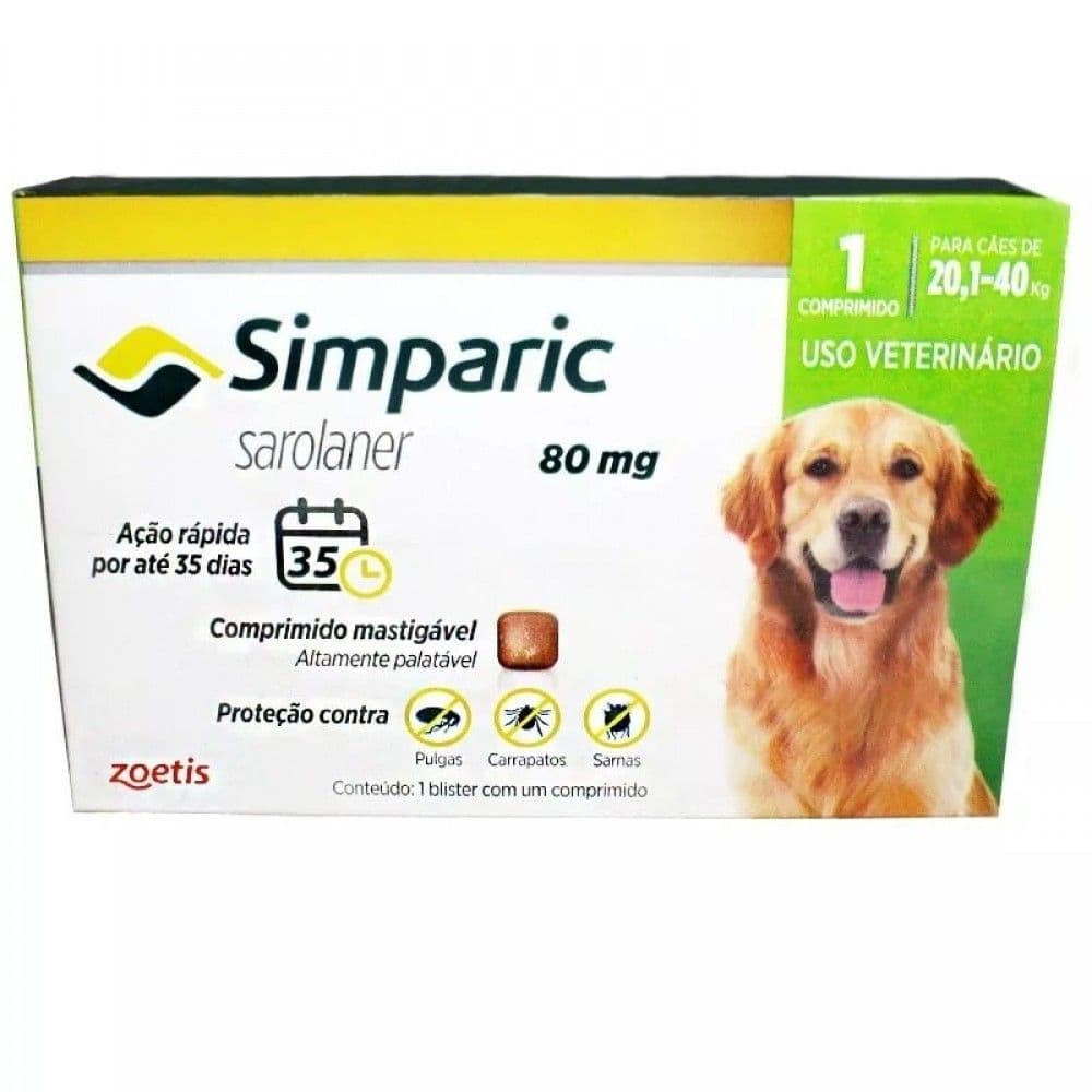 Simparic 80 Mg 20,1 A 40 Kg
