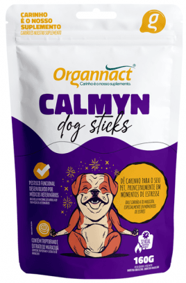 Vitamina Palito Organnact Calmyn Dog 160 Gr