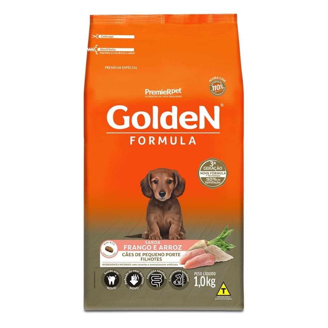 Racao Golden Filhotes Mb Frango 1 Kg
