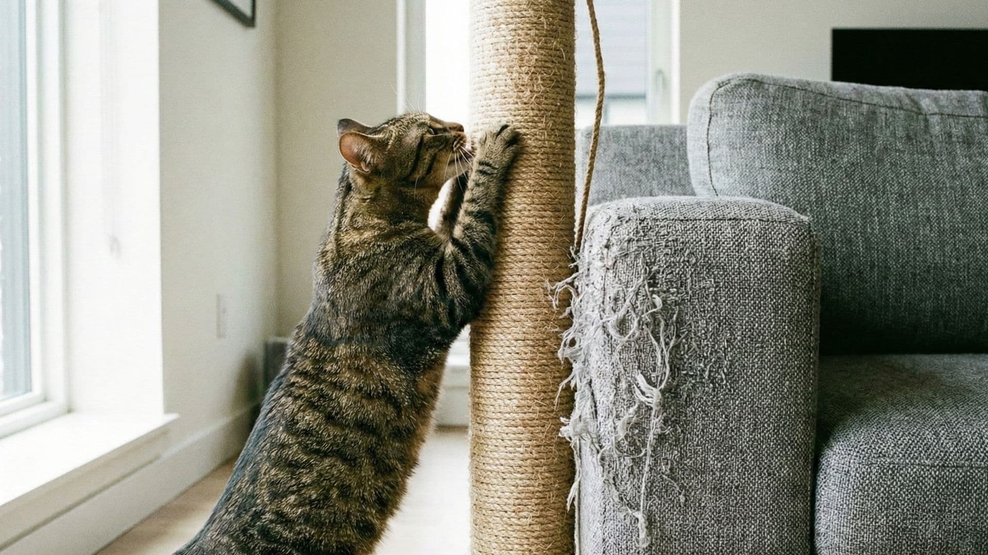 Gato Arranhando Sofá? Salve Seus Móveis Agora!