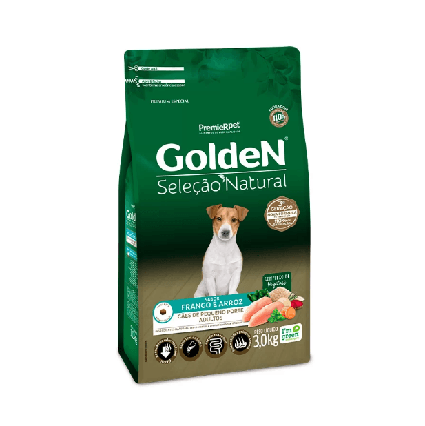 Racao Golden Sel Nat Caes Fil Mb 3 Kg