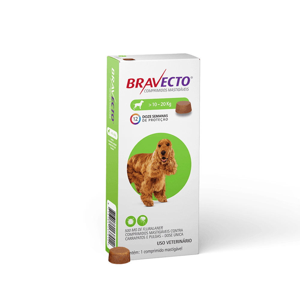 Bravecto 500 Mg 10 - 20 Kg