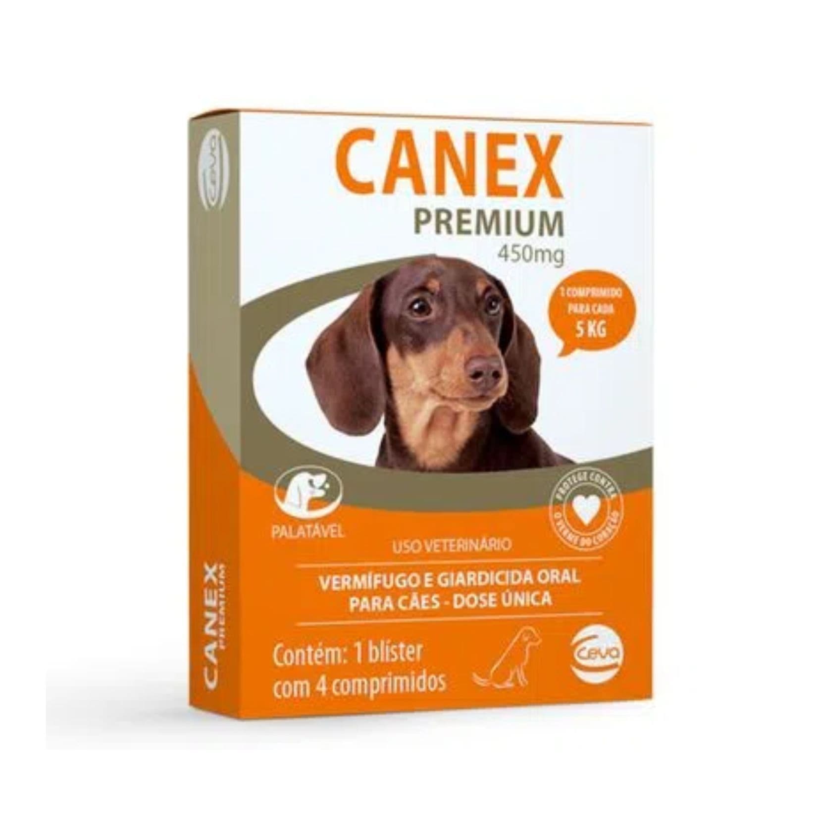 Vermifugo Canex Premium 450mg 5 Kg