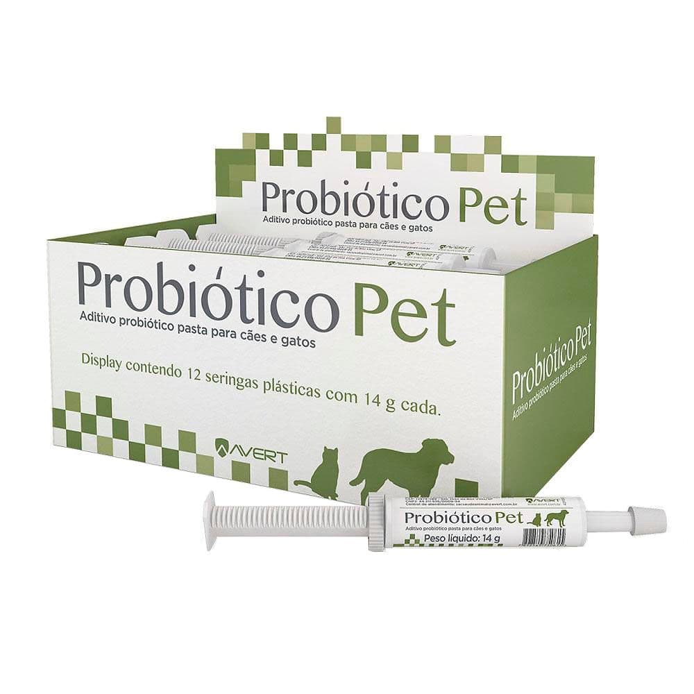 Vitamina Probiotico Pet Avert 14 Gr